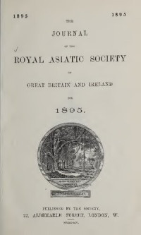 coll. — The Journal of the Royal Asiatic Society of Great Britain and Ireland for 1895