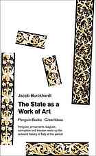 Burckhardt, Jacob — The state as a work of art