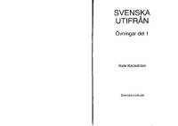 Kalmström Kate — Svenska utifrån. Övningar del 1
