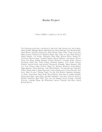 Johan de Jong — Stacks Project