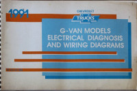 Chevrolet — 1991 Chevrolet G-Van G10 G20 G30 Electrical Diagnosis and Wiring Diagrams Factory Manual