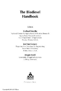 edited by J.S. Bhatti ... [et al.]. — Biodiesel Handbook The