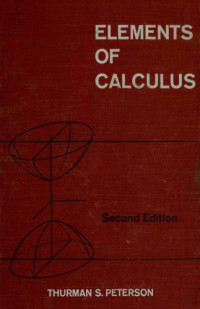 Thurman S. Peterson — Elements of Calculus, Second Edition