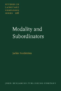 Jackie Nordström — Modality and Subordinators