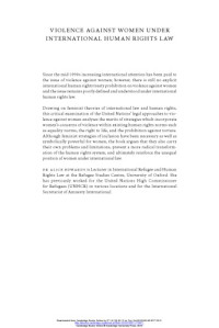 Alice Edwards — Violence Against Women Under International Human Rights Law