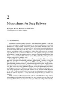Pack Kim., Pack Daniel W. — Microspheres for Drug Delivery