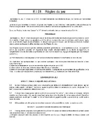  — Federation Francaise des Echecs - Regles Officielles du Jeu d'Echecs