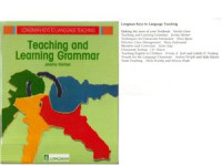 Harmer Jeremy. — Teaching and Learning Grammar