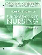 Judith M. Wilkinson — Procedure checklists for fundamentals of nursing