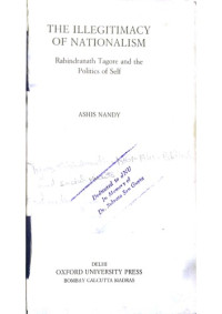 Ashis Nandy — The illegitimacy of nationalism