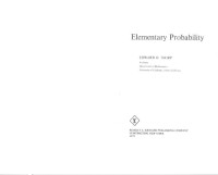 Edward O. Thorp — Elementary probability