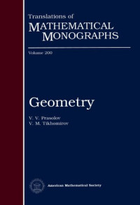 V. V. Prasolov, V. M. Tikhomirov — Geometry