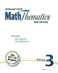 Rick Billstein, Jim Williamson, Holt Mcdougal — Math Thematics Book 3, Grade 8: Mcdougal Littell Maththematics