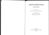 K. J. Dover — Aristophanes’ Clouds