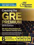 The Princeton Review — Cracking the GRE - Premium 2015