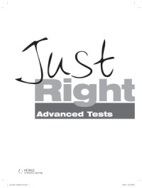 Harmer Jeremy, Lethaby Carol. — Just Right - Advanced Tests