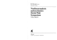 R. J. Knops — Nonlinear Analysis, Mechanics - Heriot-Watt Symposium, Volume II (Research Notes in Mathematics)