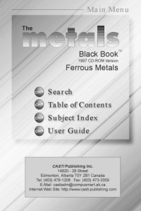 John E. Bringas — The Metals Black Book - Ferrous Metals (Metals Data Book Series)