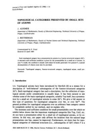  — Journal of Pure and Applied Algebra №42 (1986)