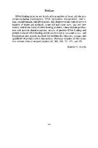 Abelson J.N., Simon M.I., Sauer R.T. — Protein - DNA Interactions