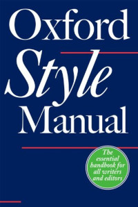 R. M. Ritter — The Oxford Style Manual