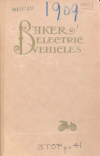  — Baker electric vehicles