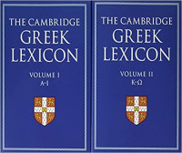 J. Diggle (Editor-in-Chief) — The Cambridge Greek Lexicon: 2 Volume Set