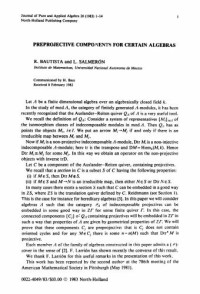  — Journal of Pure and Applied Algebra №28 (1983)