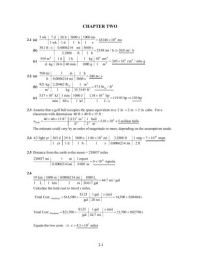 Richard M. Felder, Ronald W. Rousseau — Elementary Principles of Chemical Processes [Solutions Manual]