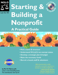 Peri Pakroo — Starting & Building A Nonprofit: A Practical Guide