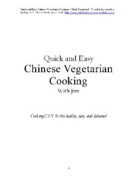 Jim Yang — Chinese Vegetarian Cooking Recipes
