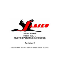 Not available — Jabiru Aircraft Model J230-D. Pilot's Operating Handbook