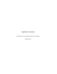 Bas Edixhoven, David Holmes, Lenny Taelman — Algebraic Geometry