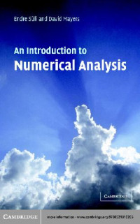 Endre Süli, David Mayers — An Introduction to Numerical Analysis