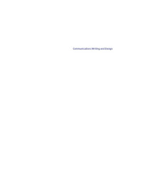 John DiMarco — Communications writing and design : the integrated manual for marketing, advertising, and public relations