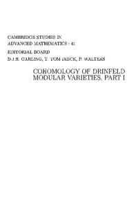 Gérard Laumon — Cohomology of Drinfeld modular varieties. Part I. Geometry, counting of points and local harmonic analysis