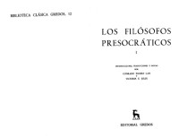CONRADO EGGERS LAN — Los filósofos presocráticos I