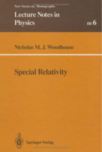 N. M. J. Woodhouse — Special relativity