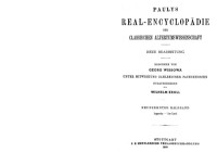 August Fr. Pauly, Georg Wissowa, Wilhelm Kroll — Paulys Realencyclopadie der classischen Altertumswissenschaft: neue Bearbeitung, Bd.10 1 : Iugurtha - Ius Latii: Bd X, Hbd X,1
