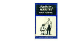 Isaac Asimov — How Did We Find Out About Robots?