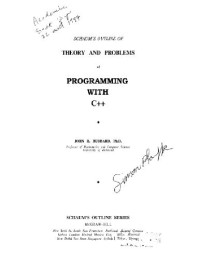 John R. Hubbard — Theory and problems of programming with C++