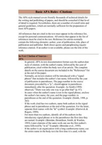 coll. — Basic APA Rules - Citations