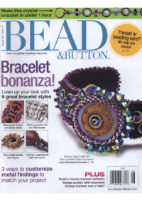 Magazine — Bead & Button Magazine issue 110 - August 2012