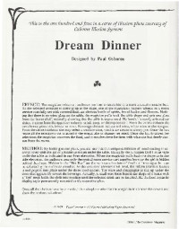 Paul Osborne — Dream Dinner