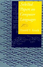 Donald E. Knuth — Selected Papers on Computer Languages