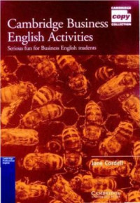 Cordell Jane. — Cambridge Business English Activities