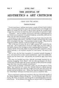 Thomas Munro — The Journal of Aesthetics and Art Criticism, Vol. 5, No. 4 (Jun., 1947) 5 4