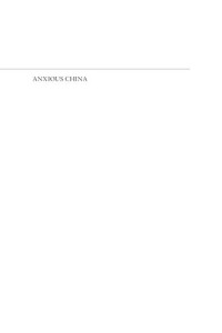 Li Zhang — Anxious China: Inner Revolution and Politics of Psychotherapy