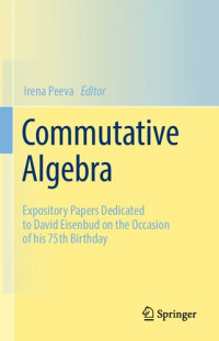 Irena Peeva — Commutative Algebra