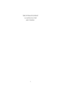 Ashish Nandy — The Intimate Enemy: Loss and Recovery of Self under Colonialism